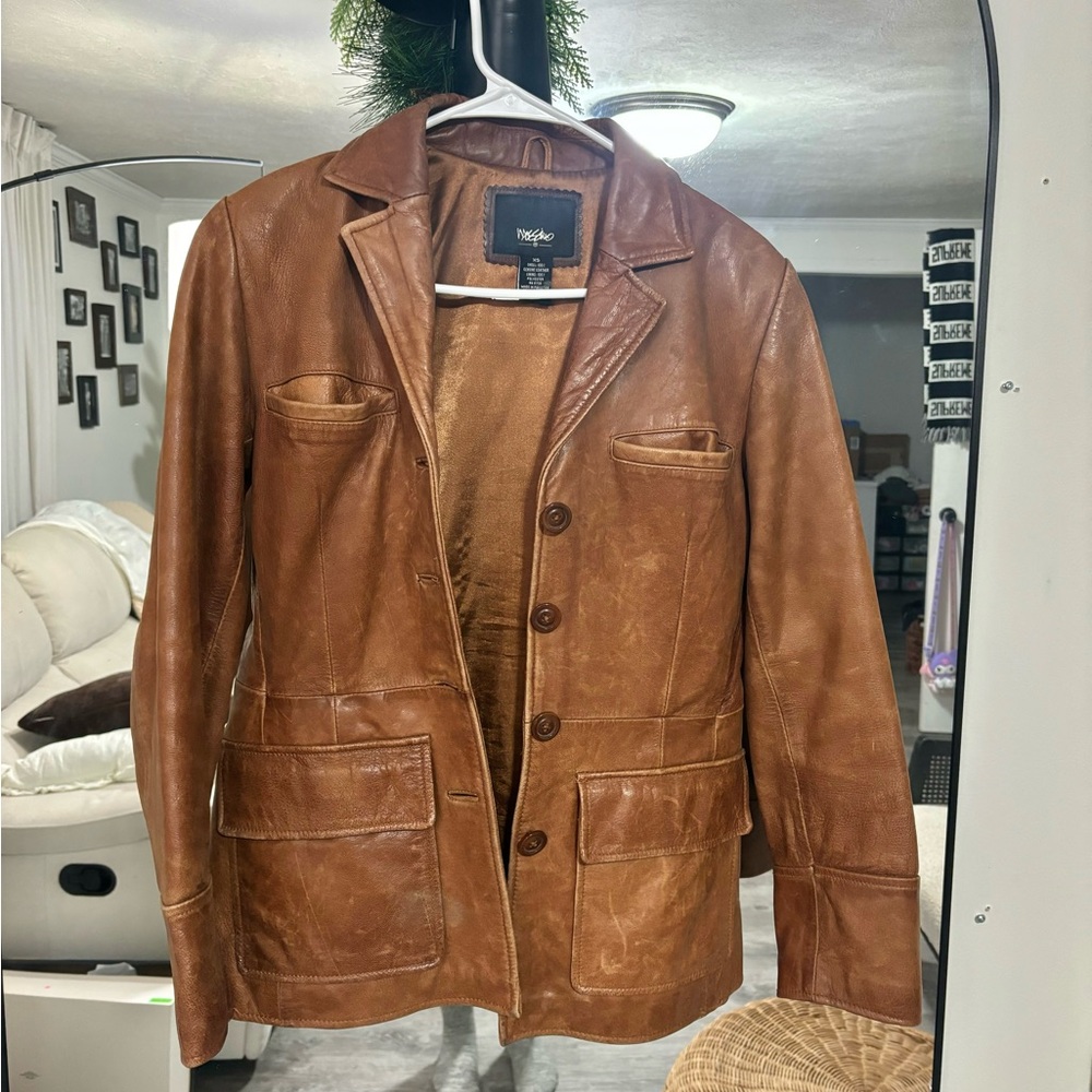 Massimo Leather Jacket - image 1